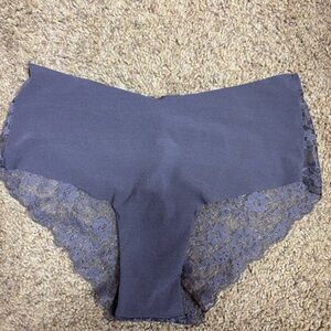 Victoria's Secret Gray Lace Cheeky Panties